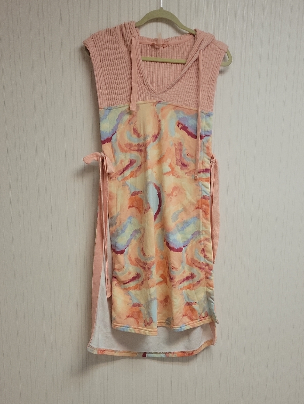 Free People Movement Hooded Civer Up Tunic Top. Sz Small. Beavh Swim Athleisure
